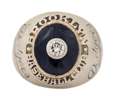 1947 Brooklyn Dodgers National League Championship Ring Given to Scout Ken Johnson (Family LOA)